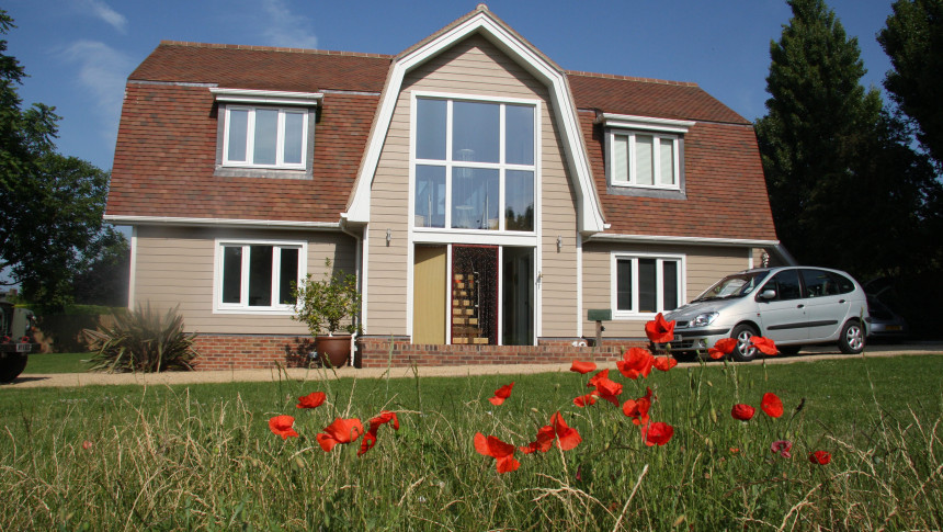 Crumbles West Mersea Colchester New Build Eco Home Vernacular house Grade II listed manor house