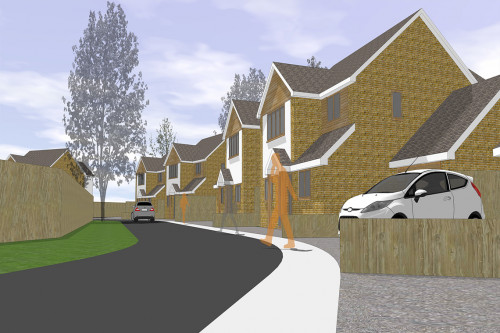 Prospect Development Harold Wood Residential New Build street view