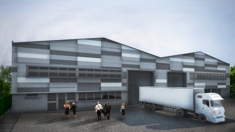Tilbury Thurrock Park Way Commercial Warehouse extension Clading Design