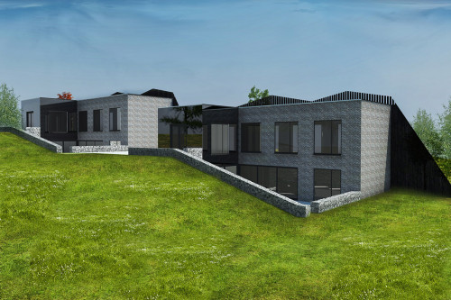 Magpies Nest great warley new build houses countryside planning persmission contemporary cgi v2