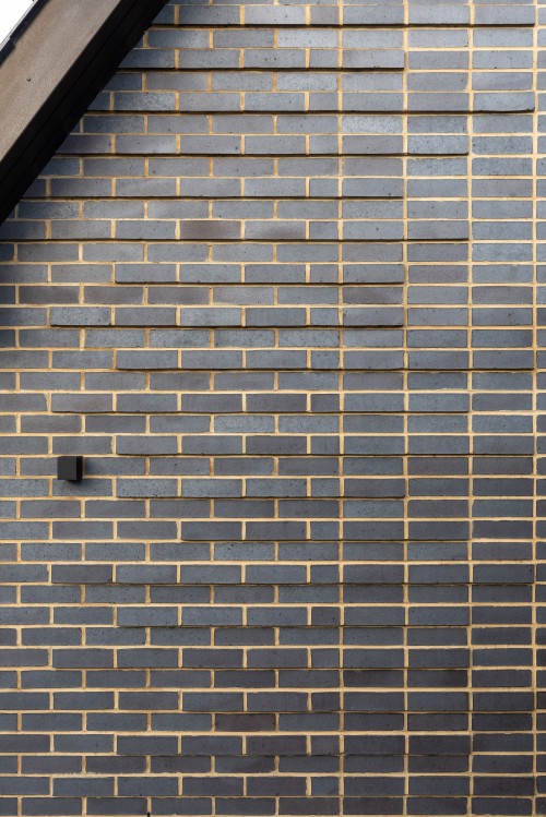 drake close warley essex extension cladding zinc brickwork pattern