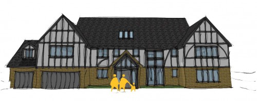 Noodles Hutton Mount Shenfield 645m New Build Hybrid Design Home contemporary detailing v2