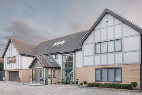 Noodles Hutton Mount Shenfield 645m New Build Hybrid Design Home contemporary detailing