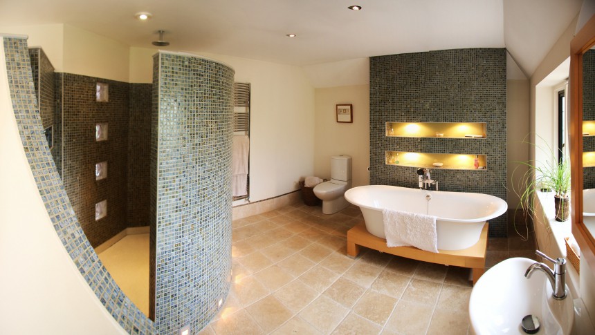 Worrin B Shenfield Traditional Extension Floating Bath Modern Wall Feature Dressing Room Ensuite