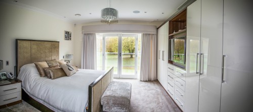 Clements Wood Farm Warley Brentwood New Build Traditional home Master Bedroom balcony 