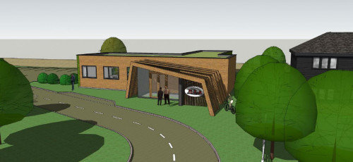 Kelvedon Commercial Brentwood New Build CGI Road View