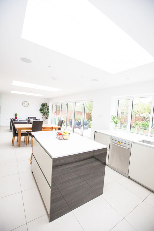 Shenfield Rd Contemporary Extension Kitchen Diner Open Plan