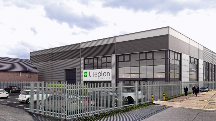 Lightplan Headquaters Romford Commercial New Build Parking Side View