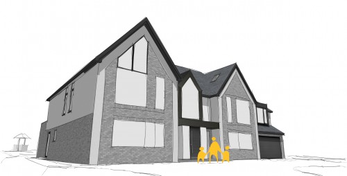 Sussex Hutton mount New Build Contemporary Home with Basement Five bedroom new build spa complex swimming pool