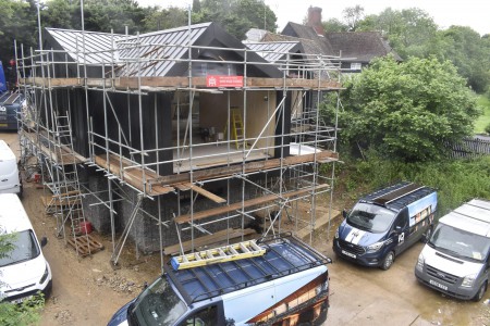 Holly Lodge windows opening Warley New Build