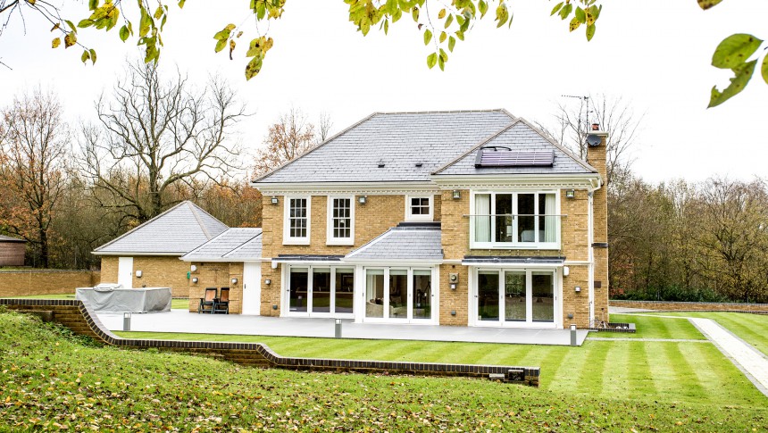 Clements Wood Farm Warley Brentwood New Build Traditional home bi fold doors