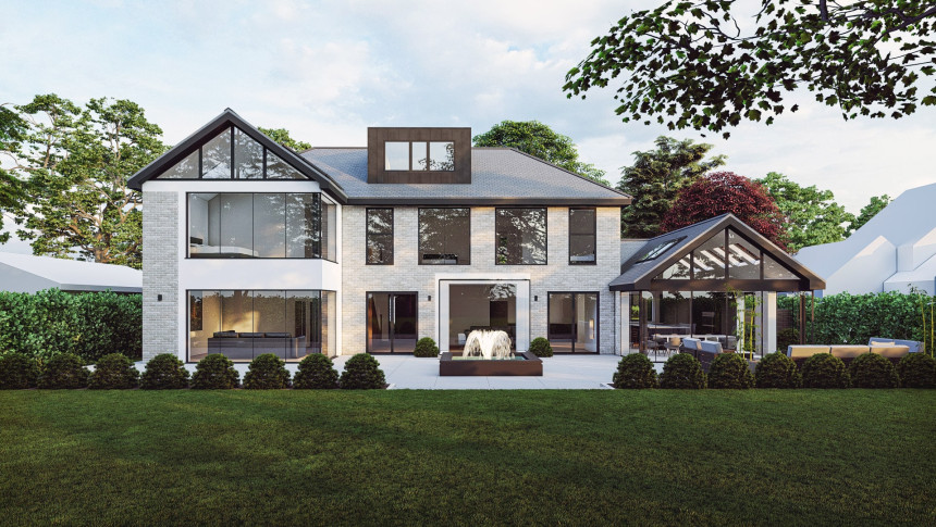 Hero Windy nook Contemporary new build warely brentwood open plan living glazed natural light